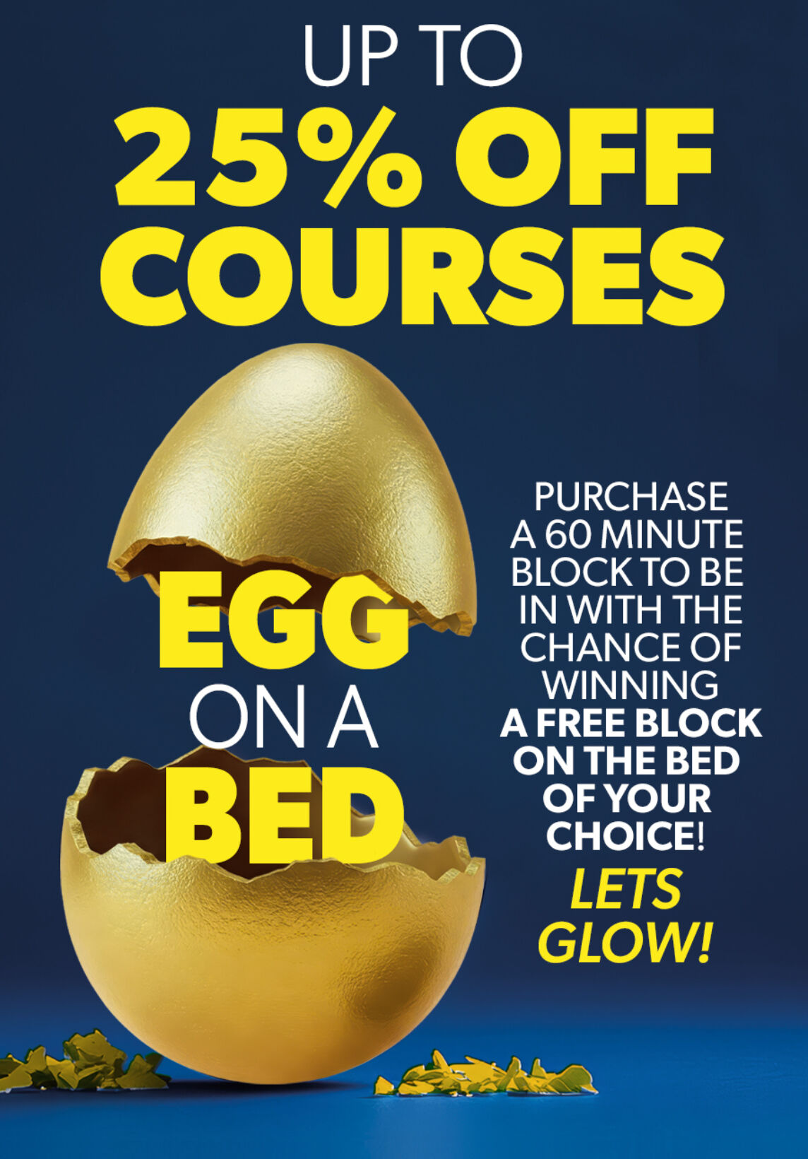 Indigo Sun Eshot egg on a bed